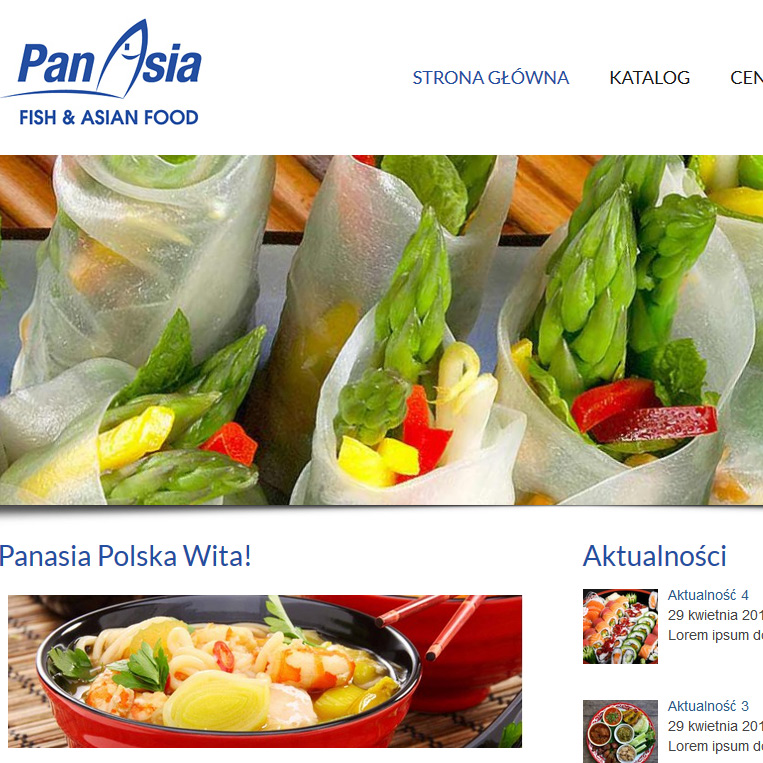 Nowa strona www Pan Asia Polska